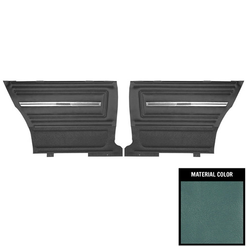 1966 Chevelle; 2 Door Hardtop; Rear Side Panels; Light Blue