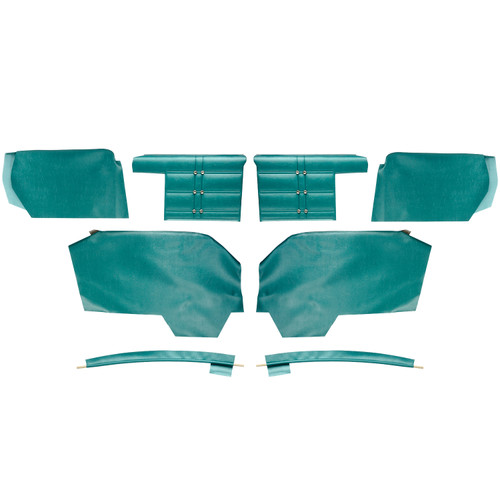 1963 Impala; Std/SS; 2 Door Convertible; Pre-Assembled Rear Side Panels; Aqua