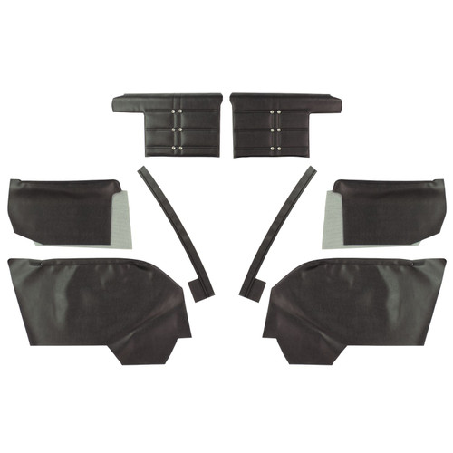 1963 Impala; Std/SS; 2 Door Convertible; Pre-Assembled Rear Side Panels; Black