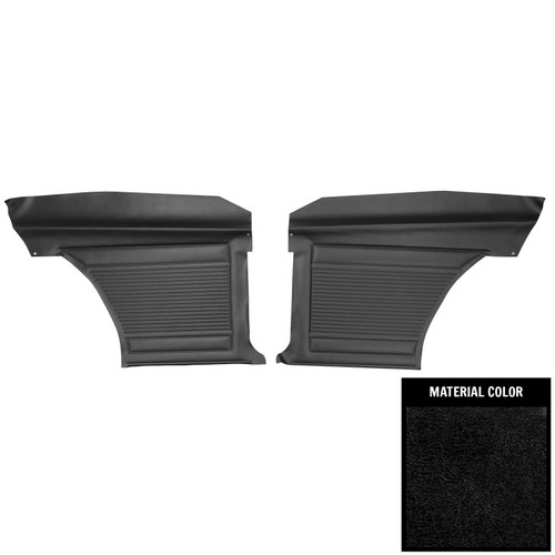 1969-70 Nova; 2 Door Sedan; Standard Rear Side Panels; Black