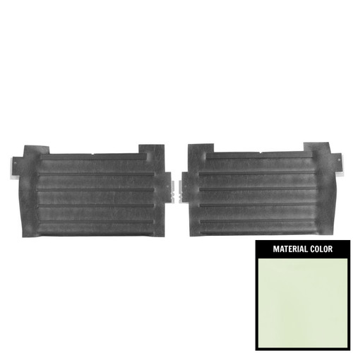 1964 Pontiac GTO, LeMans; Convertible; Rear Side Panels; White w/ Black Carpet