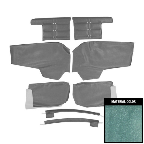 1963 Impala; Std/SS; 2 Door Convertible; Pre-Assembled Rear Side Panels; Lt Blue