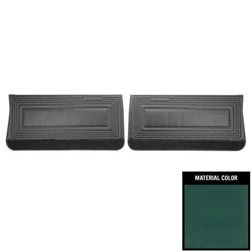 1965 Pontiac GTO, LeMans; Hardtop/Convertible; Front Door Panels; Dark Aqua