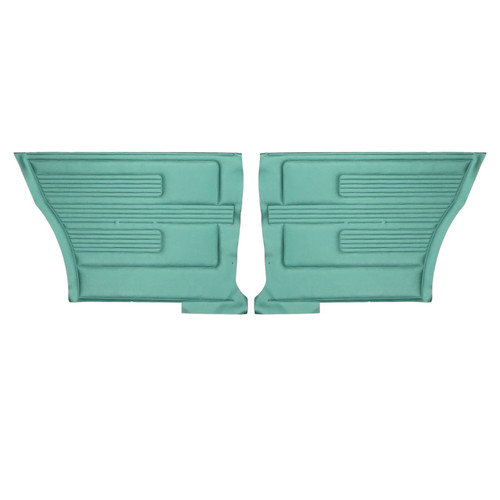 1967 Pontiac GTO, LeMans; Hardtop/Sedan; Rear Side Panels; Dark Aqua