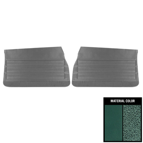 1968 Pontiac GTO/Lemans Dark Aqua Front Door Panels