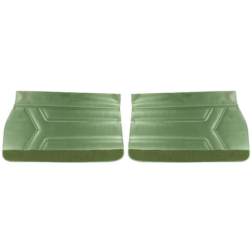 1969 Pontiac GTO/Lemans Dark Metallic Green Front Door Panels