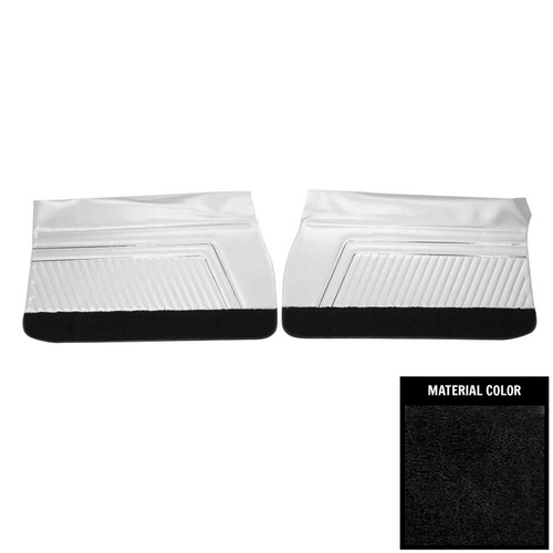 1970 Pontiac GTO/Lemans Sport Black Front Door Panels