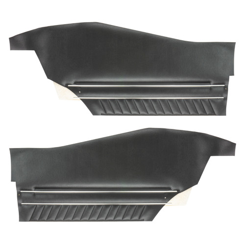1970 Pontiac GTO/Lemans Sport Hardtop Black Rear Door Panels
