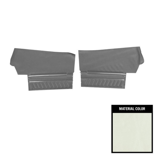 1970 Pontiac GTO/Lemans Sport Convertible Pearl/Black Rear Door Panels