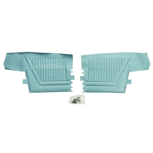 1965 Chevrolet Impala SS Convertible Light Blue Rear Door Panels