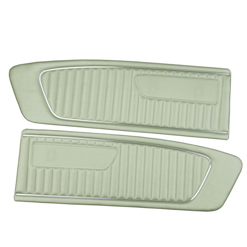 1964-65 Mustang; Standard Front Door Panels; Ivy Gold