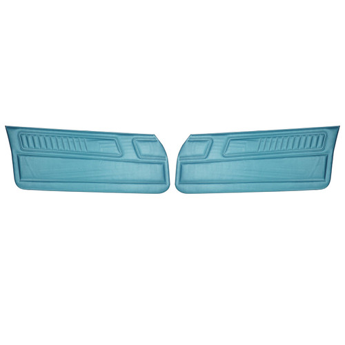 1970 Chevrolet Camaro Standard Bright Blue Front Door Panels