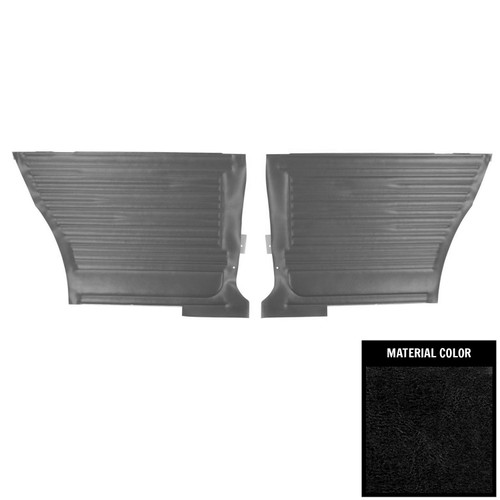 1967 Chevrolet Chevelle Hardtop Black Gold Edition Rear Door Panels