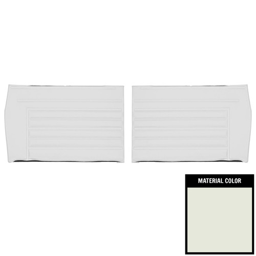 1967 Chevrolet Chevelle Convertible White Gold Edition Rear Door Panels