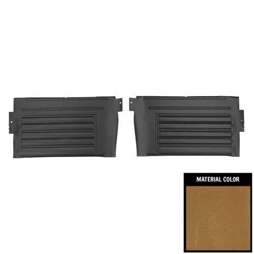 1967 Chevrolet Chevelle Convertible Gold Gold Edition Rear Door Panels