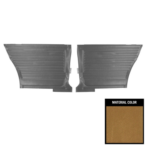 1967 Chevrolet Chevelle Hardtop Gold Gold Edition Rear Door Panels