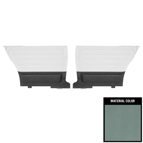 1965 Chevrolet Chevelle Hardtop Slate/Blue Gold Edition Rear Door Panels