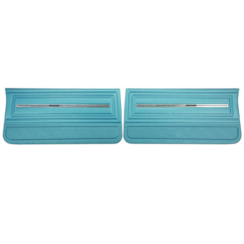 1966 Chevrolet Chevelle Bright Blue Gold Edition Front Door Panels