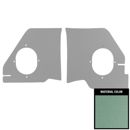 1963 Impala, Bel Air; w/o AC; Kick Panels; Light Aqua