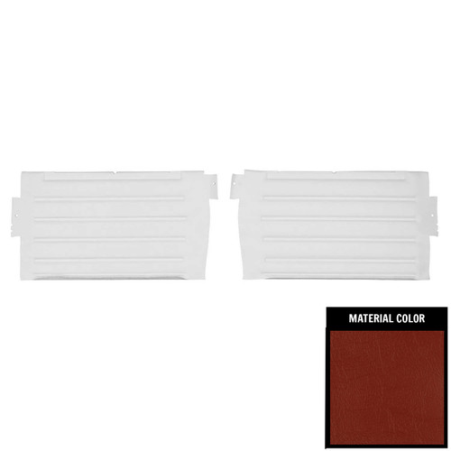1964 Pontiac GTO/Lemans Convertible Red Gold Edition Rear Door Panels (DO401V)