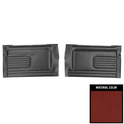 1967 Pontiac GTO/Lemans Convertible Red Gold Edition Rear Door Panels