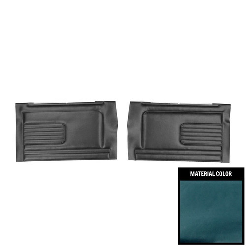 1967 Pontiac GTO/Lemans Convertible Blue Gold Edition Rear Door Panels