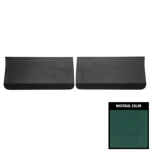 1967 Pontiac GTO/Lemans Dark Aqua Gold Edition Front Door Panels