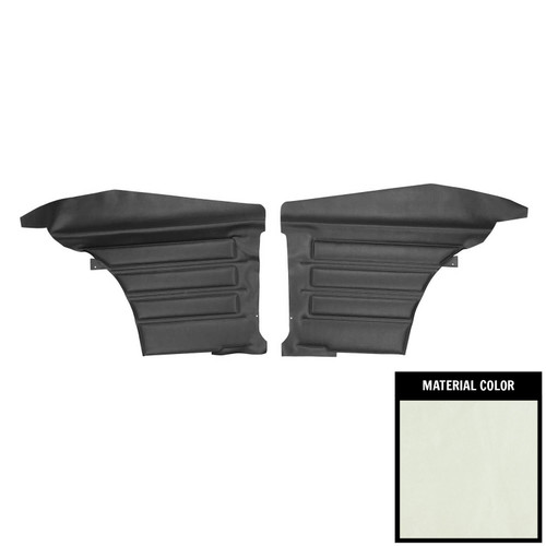 1968 Pontiac GTO/Lemans Hardtop Pearl/Black Gold Edition Rear Door Panels