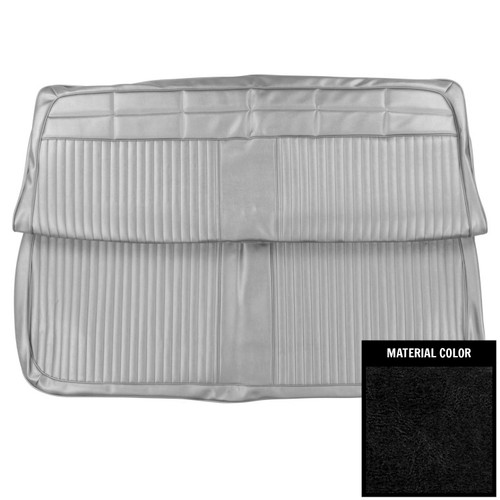 1963 Impala; 4 DoorHardtop/Sedan/Wagon; Front Bench Seat Cover; Black