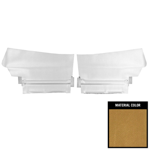 1969 Pontiac GTO/Lemans Convertible Mustard Gold Gold Edition Rear Door Panels