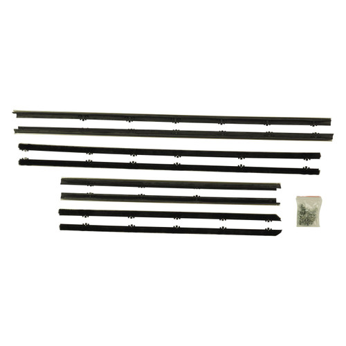 1965 Chevelle; Convertible; 8-Pc Window Felt Kit (Windowfelts Replacement Style)