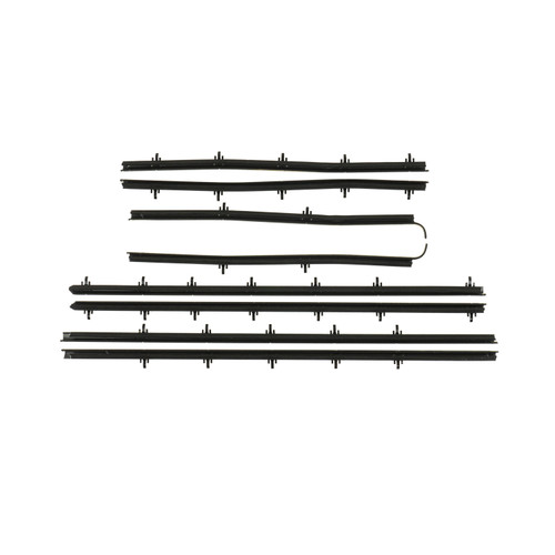 1966-67 Chevelle (CA); 2 Door Hardtop; 8-Pc Window Felt Kit (Replacement Style)