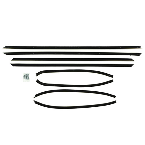 1969 Chevelle; 2 Door Hdtp; 8-Pc Window Felt Kit (Windowfelts Replacement Style)
