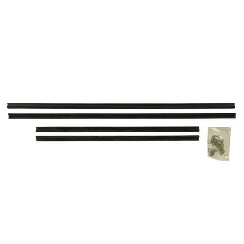 1961-64 Impala; 2 Door Sedan; 4-Piece Outer Window Felt Set (Replacement Style)