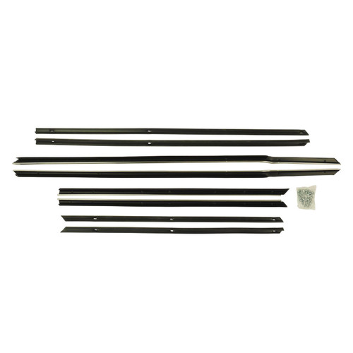 1965 Impala; 2 Dr Hardtop; 8-Pc Window Felt Kit (Windowfelts Replacement Style)