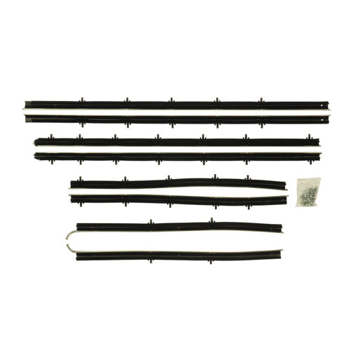 1966-67 Buick Skylark; 2 Door Sedan; 8-Piece Window Felt Kit (Replacement Style)