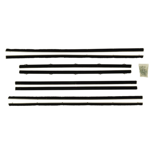 1962 Ford Falcon; 4 Dr Sdn; 8-Pc Window Felt Kit (Windowfelts Replacement Style)