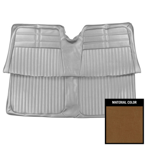 1963 Impala; Std/SS; 2 Door Hardtop; Rear Bench Seat Cover; Saddle