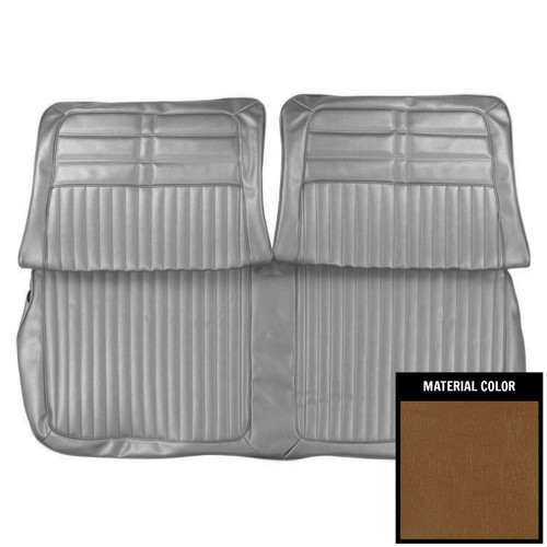 1963 Impala; 2 Door Hardtop/Convertible; Front Bench Seat Cover; Saddle