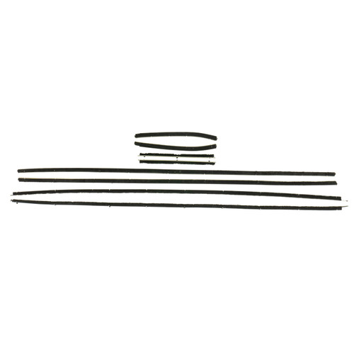 1961-63 Ford Thunderbird; 2 Dr Hardtop; 8-Pc Window Felt Kit (Replacement Style)