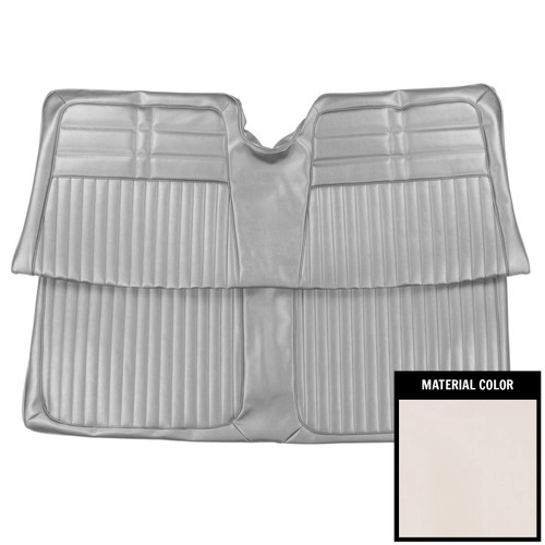 1963 Impala; Std/SS; 2 Door Hardtop; Rear Bench Seat Cover; White