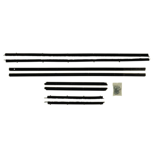 1958-60 Ford Thunderbird; 2 Dr Hardtop; 8-Pc Window Felt Kit (Replacement Style)