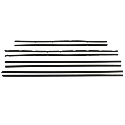 1960 Ford Starliner; Conv; 8-Pc Window Felt Kit (Windowfelts Replacement Style)