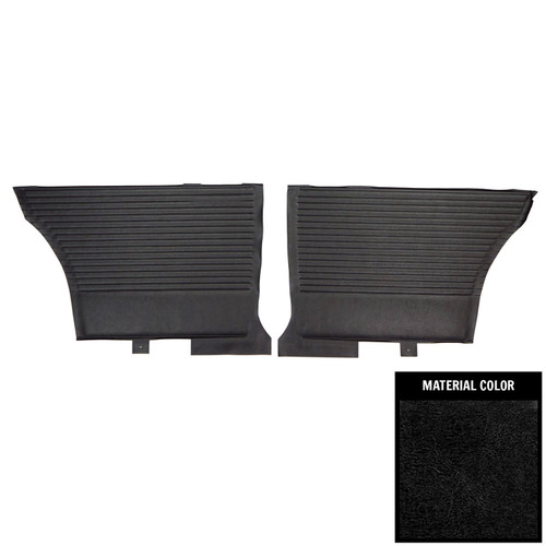 1963 Pontiac Tempest, LeMans; 2 Door Coupe; Rear Side Panels; Black