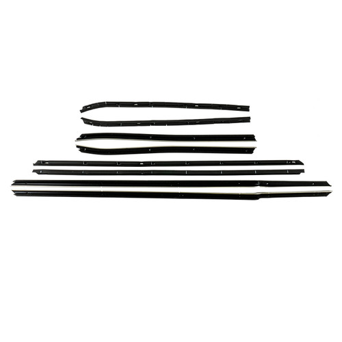 1967 Pontiac Grand Prix; Convertible; 8-Piece Wndow Felt Kit (Replacement Style)