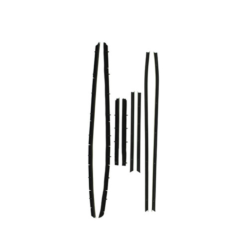 1972-73 Ford Gran Torino; Fastback; 8-Piece Window Felt Kit (Replacement Style)