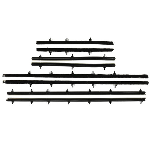 1966-67 Chevelle (CA); Conv; 8-Piece Wndow Felt Kit (Windowfelts Original Style)