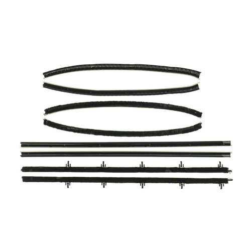 1968-69 Chevelle; 2 Dr Sedan; 8-Pc Window Felt Kit (Windowfelts Original Style)