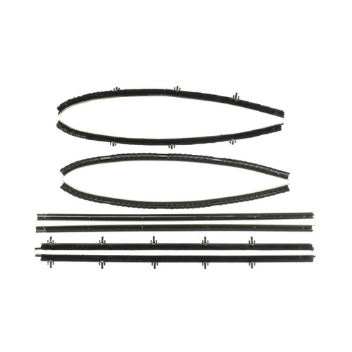 1968 Oldsmobile Cutlass; 2 Door Sedan; 8-Piece Window Felt Kit (Original Style)