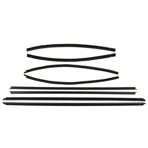 1969 Buick Skylark; 2 Dr Hdtp; 8-Pc Window Felt Kit (Windowfelts Original Style)